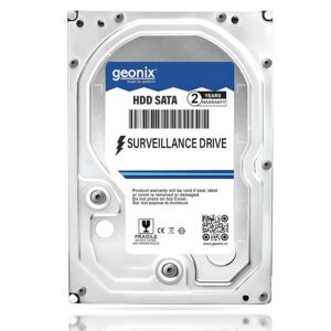 GEONIX Refurbished 1 TB SATA Hard Drive for Desktop/Surveillance(3.5 Inch), 2 Years Warranty